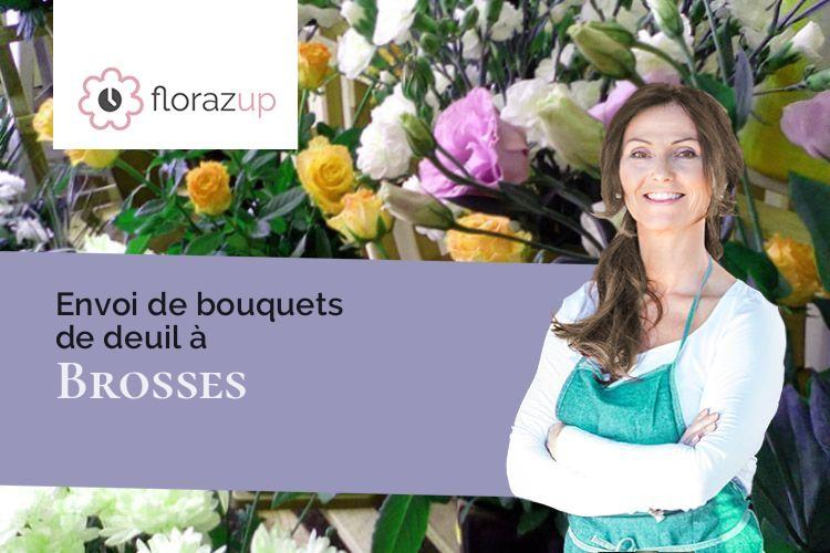 couronnes florales pour des obsèques à Brosses (Yonne/89660)