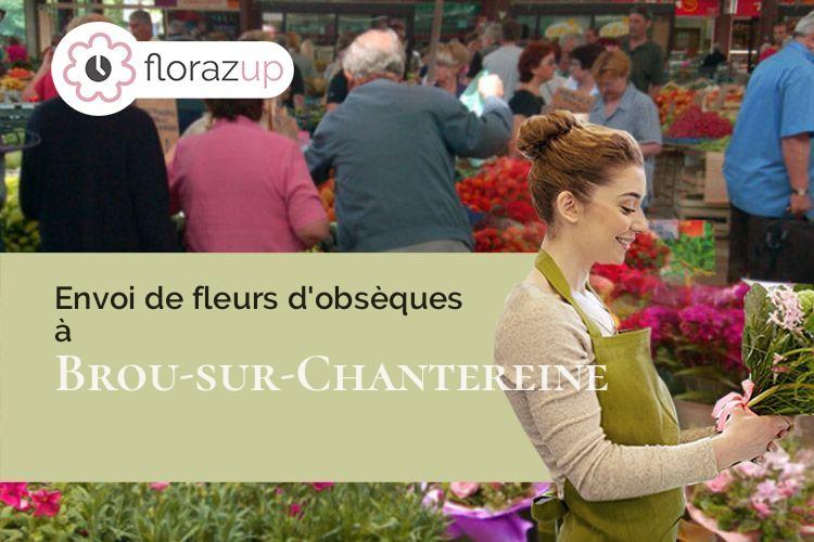 gerbes de fleurs pour des funérailles à Brou-sur-Chantereine (Seine-et-Marne/77177)