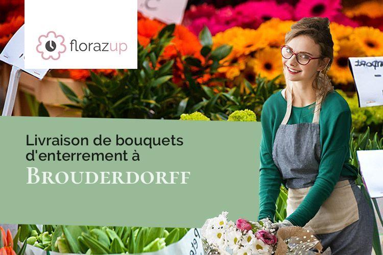 bouquets de fleurs pour une crémation à Brouderdorff (Moselle/57116)