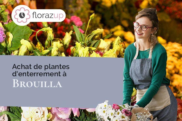 créations de fleurs pour des funérailles à Brouilla (Pyrénées-Orientales/66620)