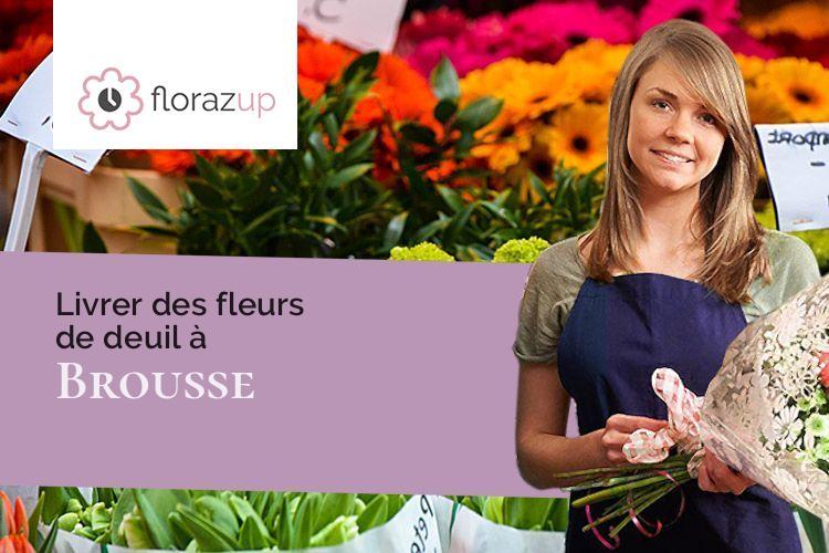 gerbes de fleurs pour des obsèques à Brousse (Creuse/23700)