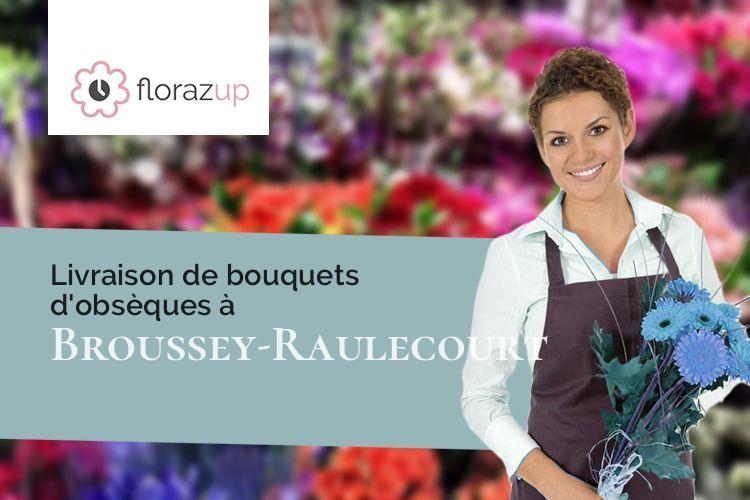 créations de fleurs pour des funérailles à Broussey-Raulecourt (Meuse/55200)