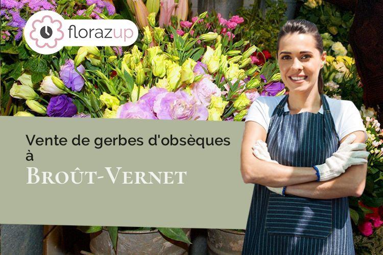 créations de fleurs pour une crémation à Broût-Vernet (Allier/03110)