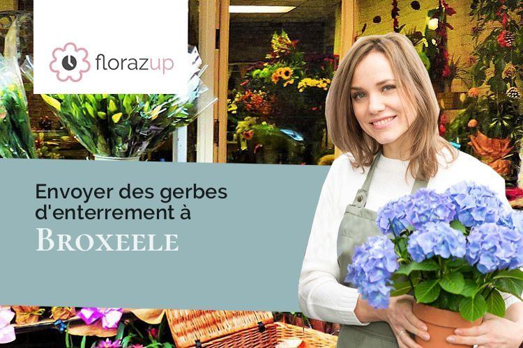 créations florales pour un deuil à Broxeele (Nord/59470)