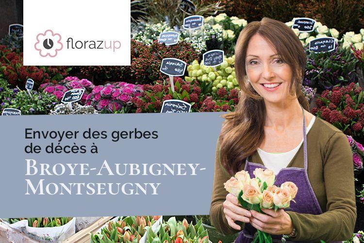 gerbes de fleurs pour des obsèques à Broye-Aubigney-Montseugny (Haute-Saône/70140)