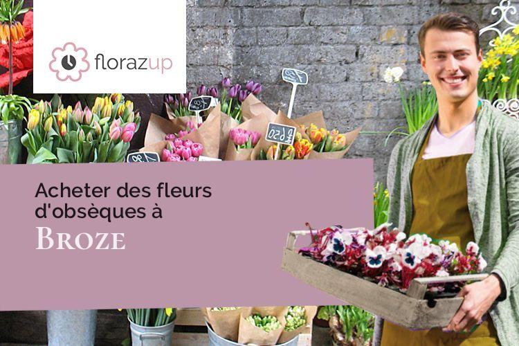 couronnes de fleurs pour une crémation à Broze (Tarn/81600)