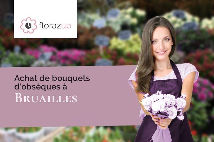 coeurs de fleurs pour une crémation à Bruailles (Saône-et-Loire/71500)
