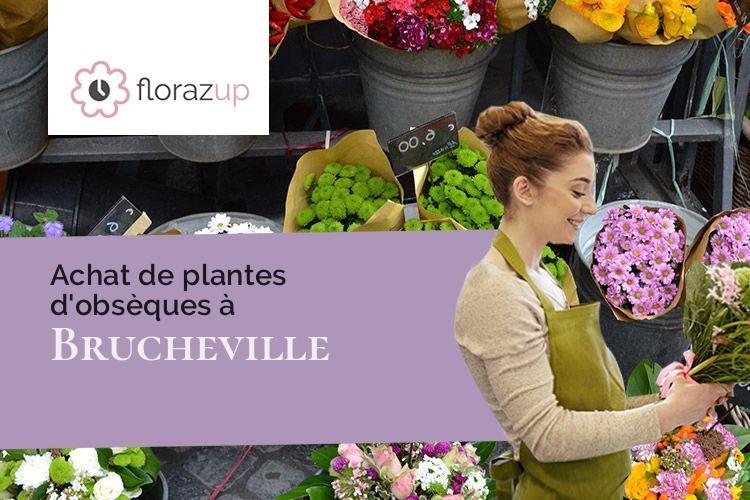 bouquets de fleurs pour un deuil à Brucheville (Manche/50480)