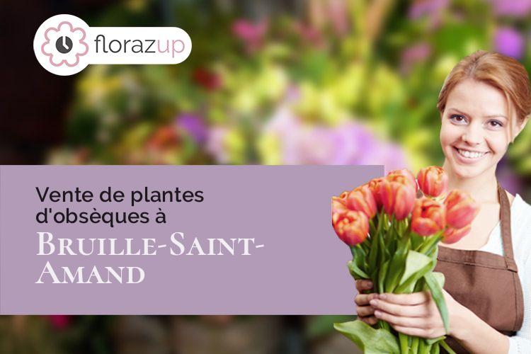 créations florales pour des funérailles à Bruille-Saint-Amand (Nord/59199)
