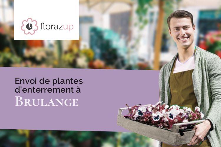 compositions de fleurs pour des funérailles à Brulange (Moselle/57340)