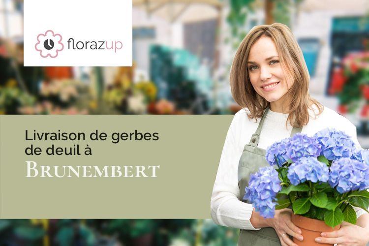 créations de fleurs pour un décès à Brunembert (Pas-de-Calais/62240)