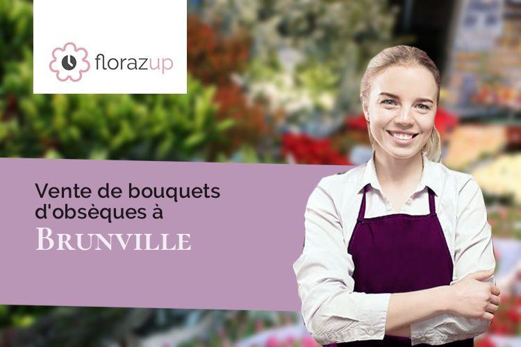 compositions florales pour des obsèques à Brunville (Seine-Maritime/76630)