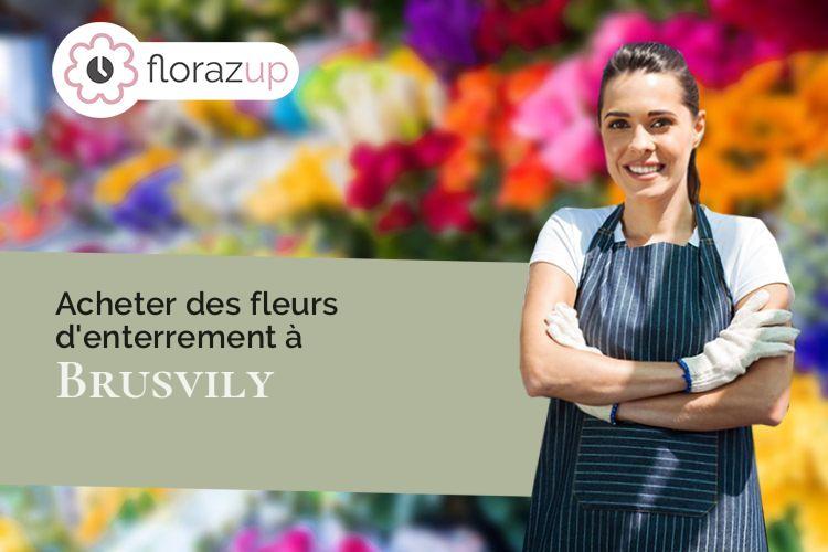 coupes de fleurs pour un décès à Brusvily (Côtes-d'Armor/22100)