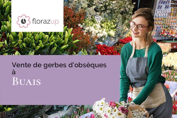 bouquets de fleurs pour un décès à Buais (Manche/50640)