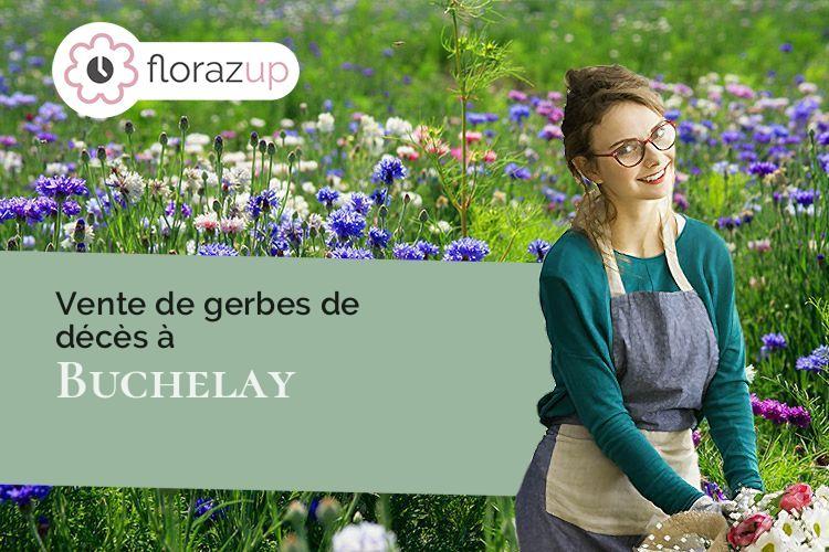 croix de fleurs pour une crémation à Buchelay (Yvelines/78200)
