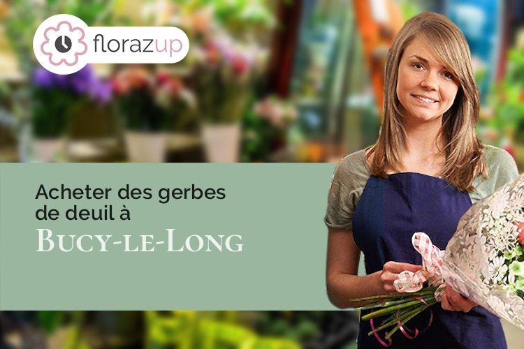 compositions de fleurs pour un enterrement à Bucy-le-Long (Aisne/02880)