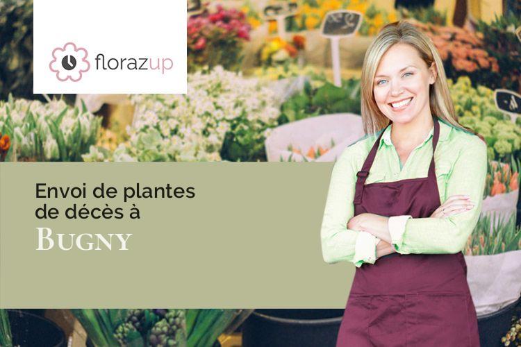 compositions florales pour un enterrement à Bugny (Doubs/25520)