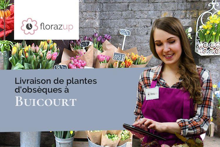 coeurs de fleurs pour un décès à Buicourt (Oise/60380)
