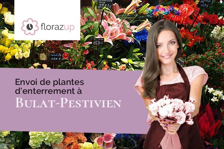 compositions florales pour des funérailles à Bulat-Pestivien (Côtes-d'Armor/22160)