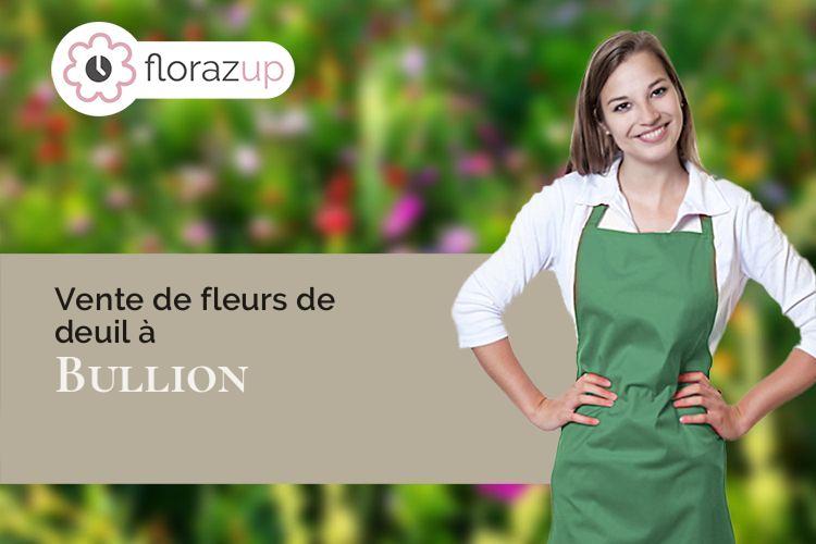 créations florales pour un décès à Bullion (Yvelines/78830)