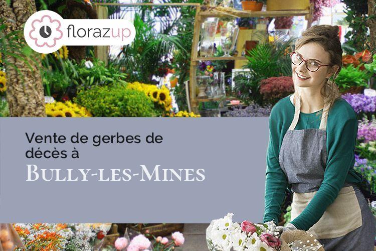 gerbes de fleurs pour un décès à Bully-les-Mines (Pas-de-Calais/62160)