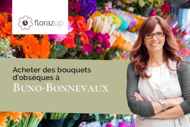coeurs de fleurs pour un décès à Buno-Bonnevaux (Essonne/91720)