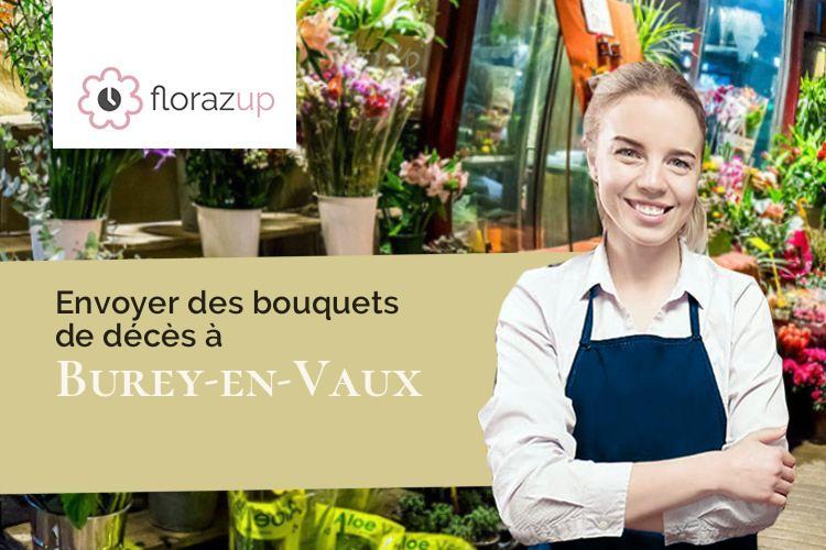 compositions florales pour un décès à Burey-en-Vaux (Meuse/55140)