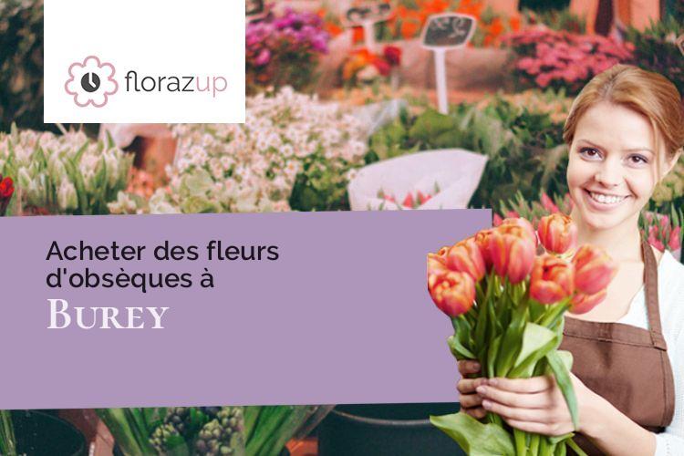 compositions de fleurs pour des obsèques à Burey (Eure/27190)