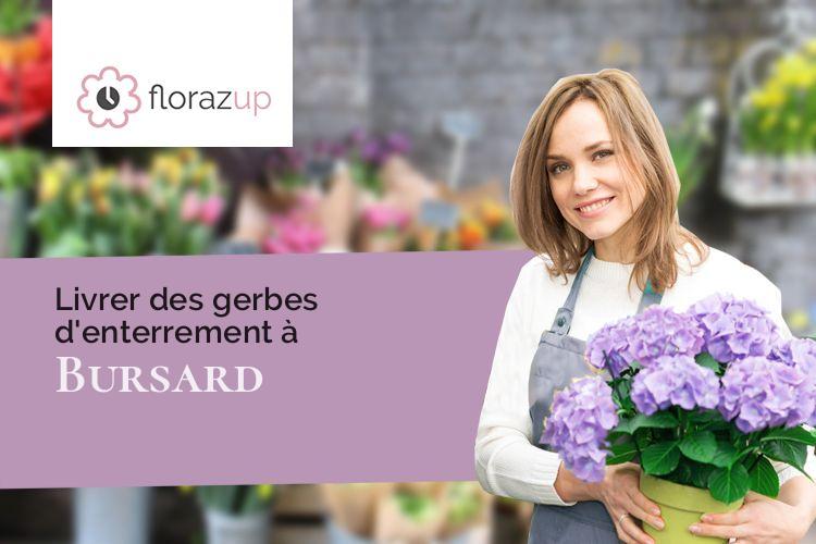 coeurs de fleurs pour un enterrement à Bursard (Orne/61500)