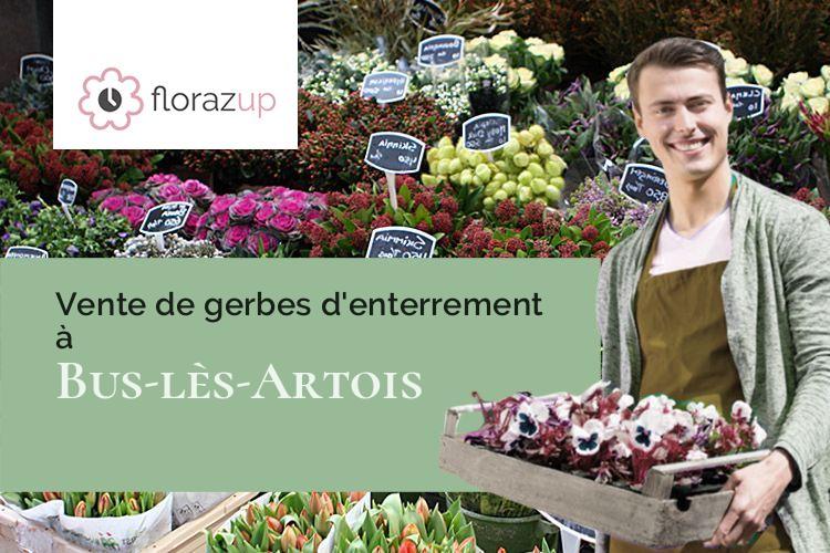 coupes de fleurs pour un décès à Bus-lès-Artois (Somme/80560)