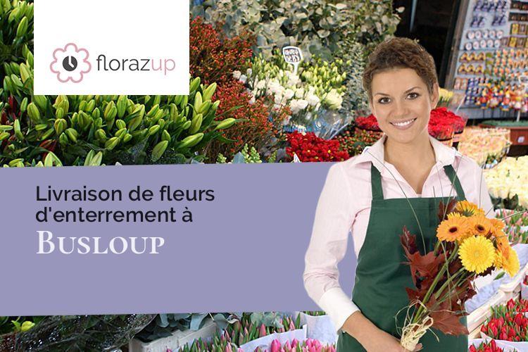 fleurs deuil pour un enterrement à Busloup (Loir-et-Cher/41160)