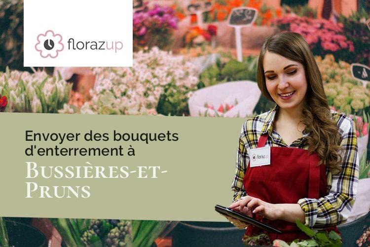 couronnes florales pour une crémation à Bussières-et-Pruns (Puy-de-Dôme/63260)