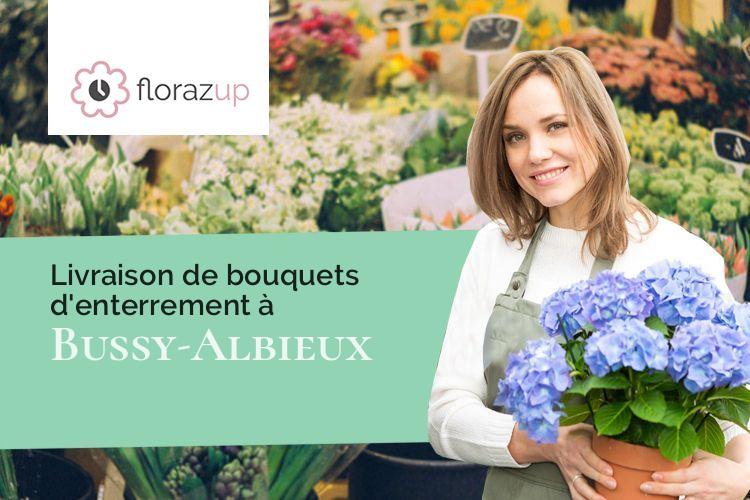gerbes de fleurs pour une crémation à Bussy-Albieux (Loire/42260)
