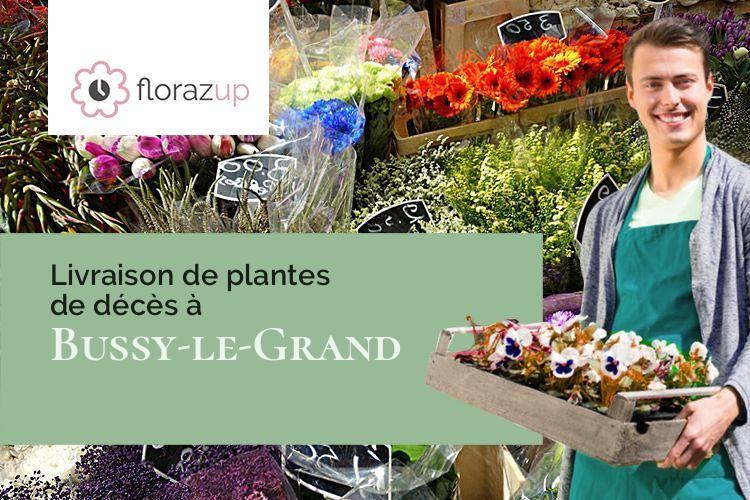 coeurs de fleurs pour des obsèques à Bussy-le-Grand (Côte-d'Or/21150)