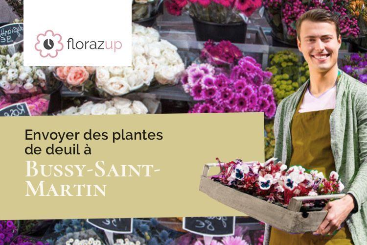 couronnes de fleurs pour un décès à Bussy-Saint-Martin (Seine-et-Marne/77600)