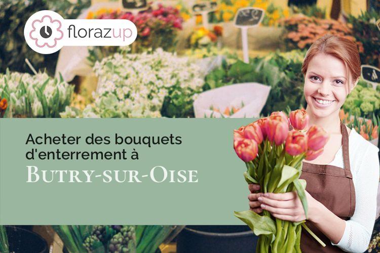 couronnes florales pour une crémation à Butry-sur-Oise (Val-d'Oise/95430)