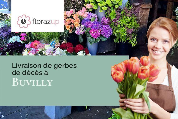 bouquets de fleurs pour un enterrement à Buvilly (Jura/39800)