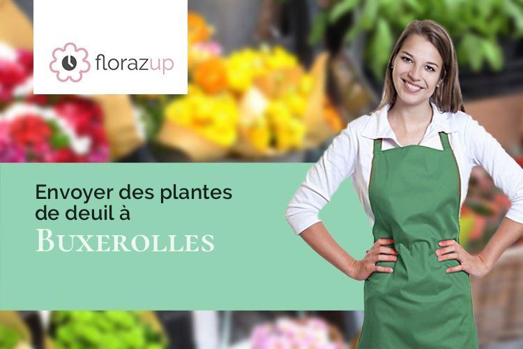 compositions florales pour un deuil à Buxerolles (Côte-d'Or/21290)