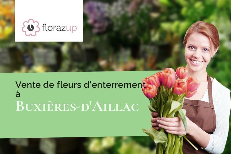 créations florales pour un deuil à Buxières-d'Aillac (Indre/36230)