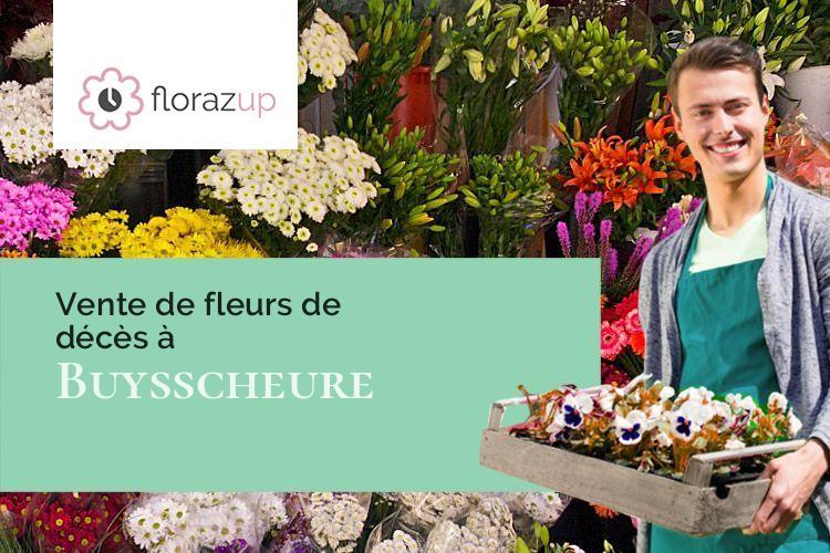 créations florales pour un décès à Buysscheure (Nord/59285)