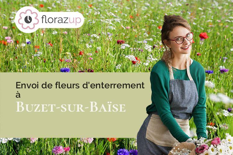 coeur de fleurs pour une crémation à Buzet-sur-Baïse (Lot-et-Garonne/47160)