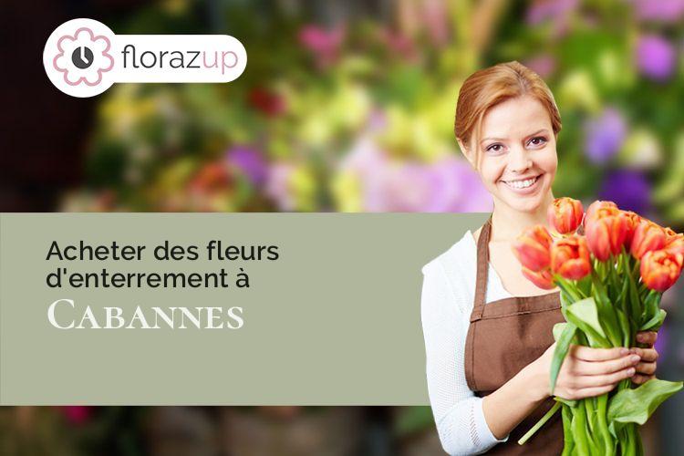 compositions de fleurs pour des funérailles à Cabannes (Bouches-du-Rhône/13440)