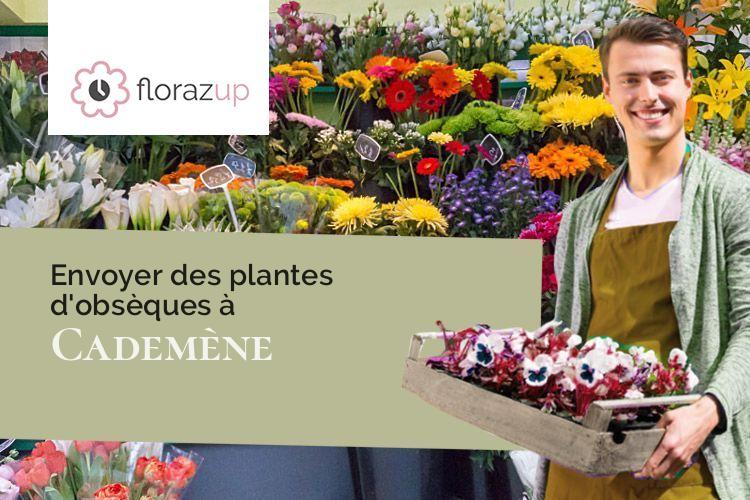bouquets de fleurs pour des funérailles à Cademène (Doubs/25290)