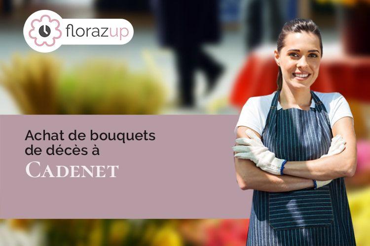 compositions de fleurs pour un deuil à Cadenet (Vaucluse/84160)