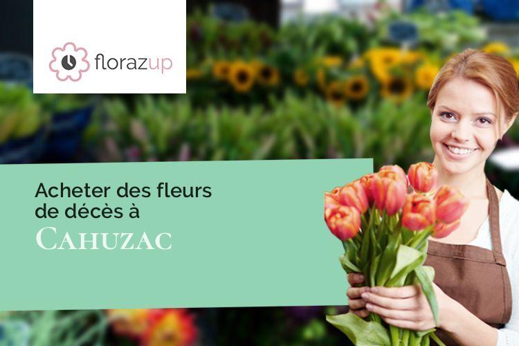 compositions florales pour des funérailles à Cahuzac (Lot-et-Garonne/47330)