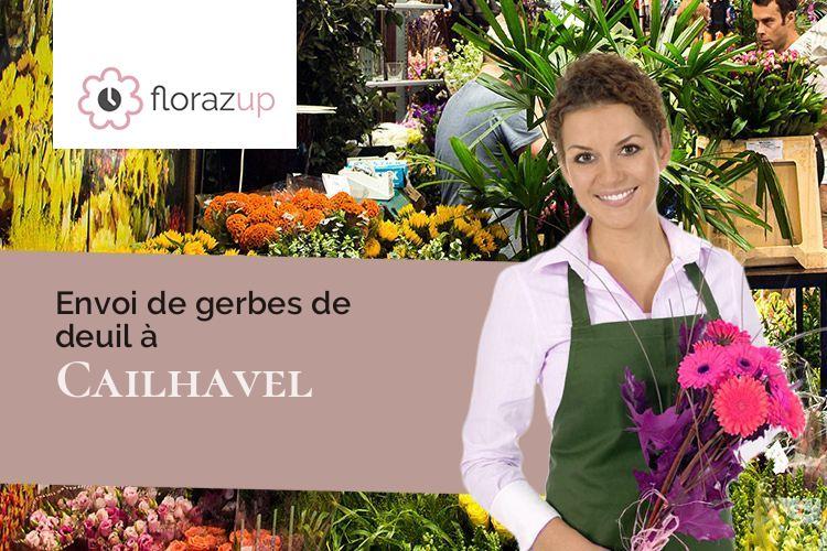 compositions florales pour un décès à Cailhavel (Aude/11240)