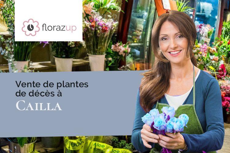 créations florales pour des funérailles à Cailla (Aude/11140)