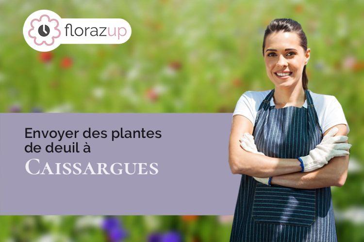 fleurs deuil pour une crémation à Caissargues (Gard/30132)