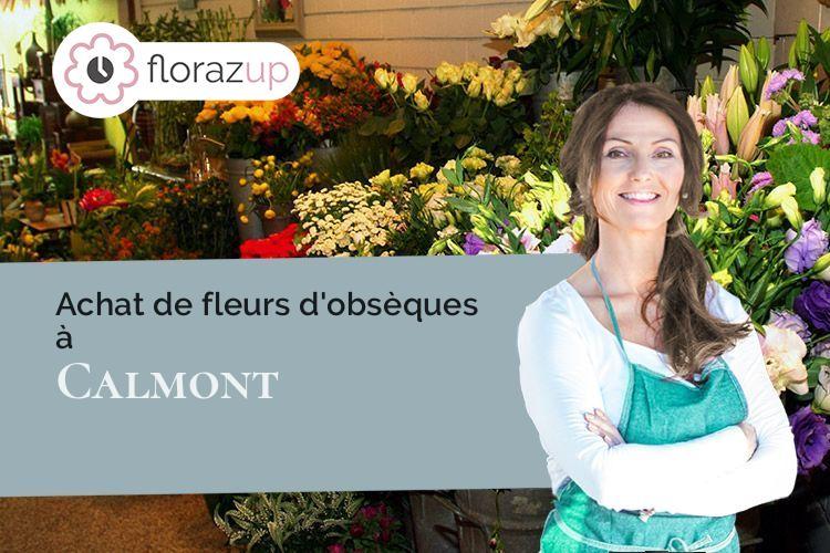 créations florales pour des funérailles à Calmont (Aveyron/12450)