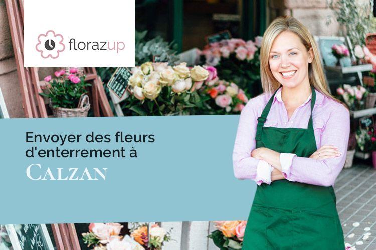 coupes de fleurs pour un décès à Calzan (Ariège/09120)